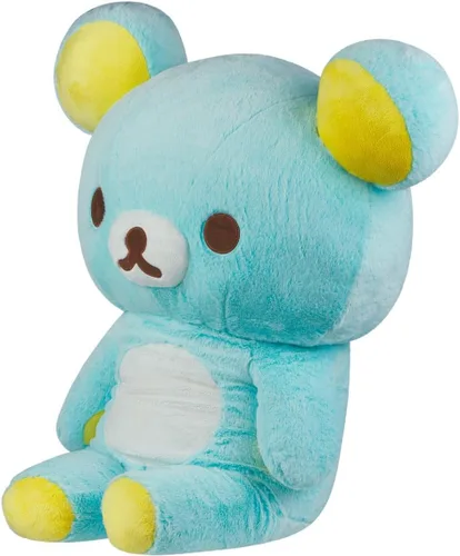 Vista 2 de Rilakkuma San-X Original Long Pile Sherbet Series Jumbo Plush - Azul