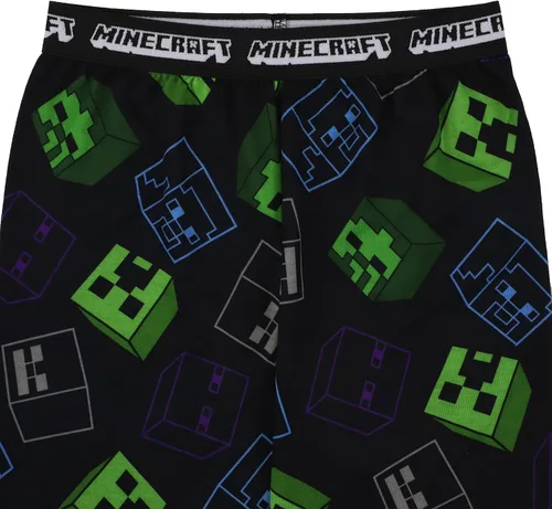 Vista 3 de Minecraft Pantalones de pijama para niños