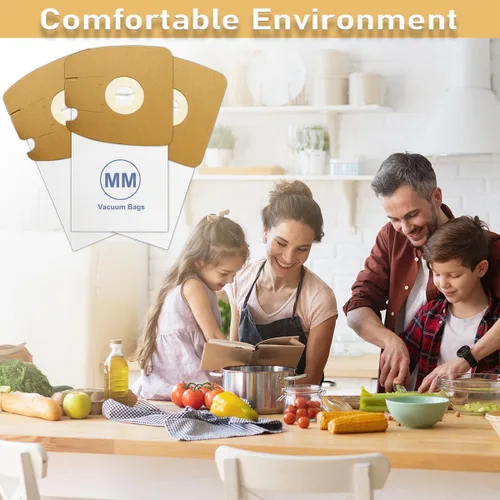 Vista 7 de Bolsas de vacío MM para envases Mighty Mite Eureka 3670, 3670M, 3670H, 3670G, 60295C, 60297A Mighty Mite, pieza # 60295, paquete de 8