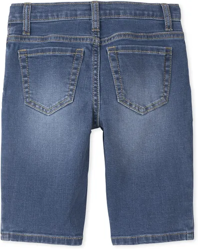 Vista 3 de The Children's Place 2 Pack Girls Denim Skimmer Shorts 2-Pack