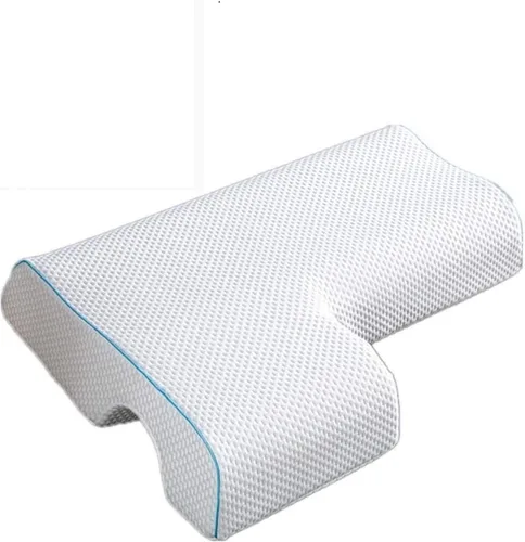 Vista 13 de Trendy Moon - Almohada arqueada de espuma viscoelástica para parejas, almohada arqueada con espuma viscoelástica de rebote lento para descansar