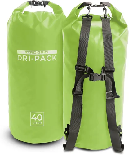 Vista 16 de Zero Grid Bolsa seca impermeable – La bolsa de secado flotante se mantiene seca tamaños de 10L/20L/30L/40L para mochileros, kayak, canotaje