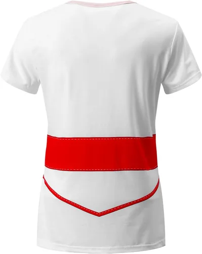 Vista 3 de Camiseta de Halloween para disfraz de enfermera para mujer