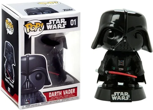 Vista 8 de POP Star Wars: Figura clásica de vinilo de Darth Vader 01 Funko Pop (incluye funda protectora compatible con caja de pop box), multicolor, 3.75