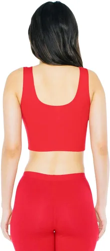 Vista 4 de American Apparel Camiseta corta sin mangas de algodón y elastano para mujer