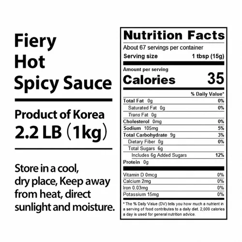 Vista 2 de Foodrella Salsa picante picante y picante de pollo frito coreano (2.2 libras)