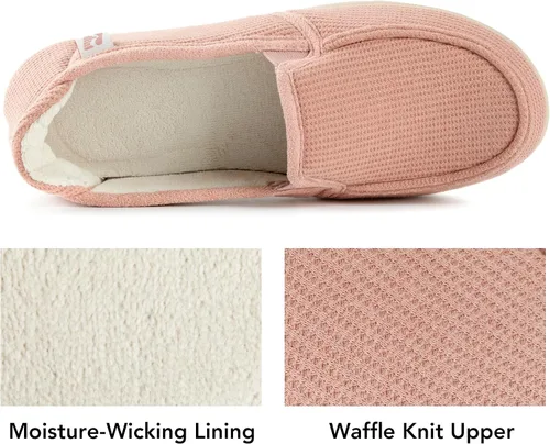 Vista 5 de RockDove Pantuflas con capucha de dos tonos para mujer con plantilla extraíble