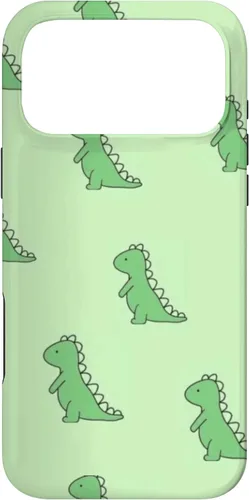 Vista 22 de Lindo dinosaurio verde bebé Dino TRex en verde para mujeres y niñas caso para iPhone 17