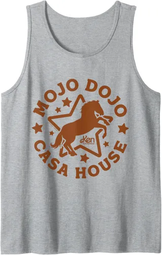 Vista 7 de Barbie The Movie - Camiseta sin mangas Mojo Dojo Casa House, Negro