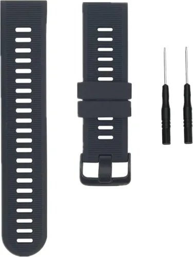 Vista 4 de Muovrto Correa de repuesto para Garmin Forerunner 945/935, correa de silicona para reloj Garmin Fenix 5/Approach S60/Fenix 6