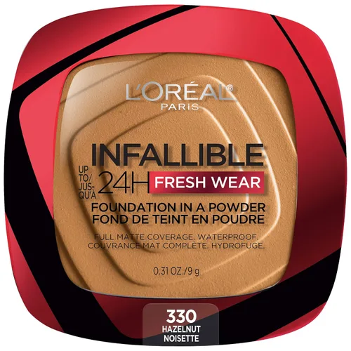 Vista 15 de L'Oréal Paris Infallible - Base de maquillaje en polvo, 24 horas de uso, impermeable, ámbar profundo, paquete de 3