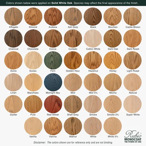 Vista 8 de Rubio Monocoat Tinte y acabado para madera de 650 pies cuadrados - Niebla 5% Oil Plus 2C Aceite de linaza ecológico de secado rápido