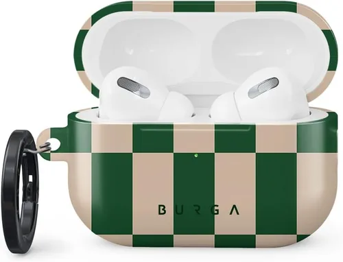 Vista 18 de Burga Funda para Airpods Pro 2 2022, compatible con Apple AirPods, funda protectora de plástico rígido, accesorios elegantes para teléfonos