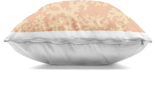 Vista 2 de Stupell Industries - Orange Coral Pattern Indoor Pillow, 18 x 18 - Made in USA - By Gail Fraser