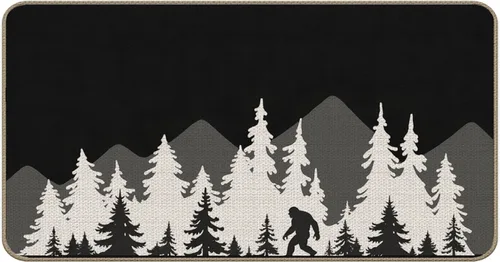 Vista 13 de Tapete divertido para puerta de campista de 17 x 30 pulgadas, regalos de campamento para hombres y mujeres, alfombras de campista