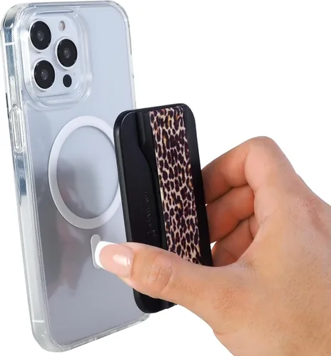 Vista 23 de LoveHandle PRO Compatible con MagSafe Agarre Magnético para Teléfono con Soporte - Montar, Correa y Soporte para Smartphone y Tableta - Anillo