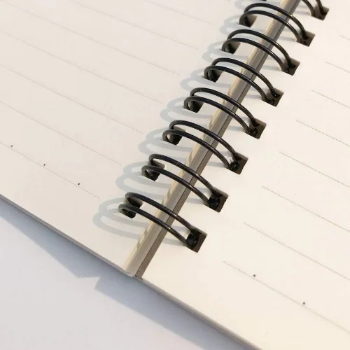 Vista 3 de SIIXU Cuadernos de diario en espiral, diario personal para escribir, papel rayado universitario, cuaderno de notas para el trabajo, escuela