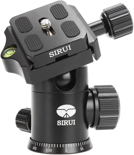 Vista 3 de Sirui E-10 Cabezal de bola de aluminio 1.142 in, máximo, negro, Belastbarkeit 17.6 lbs