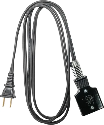 Vista 3 de Southwire Cable para electrodomésticos con mini enchufe ranurado, construido para electrodomésticos de calor de cocina, vinilo resistente a la Negro
