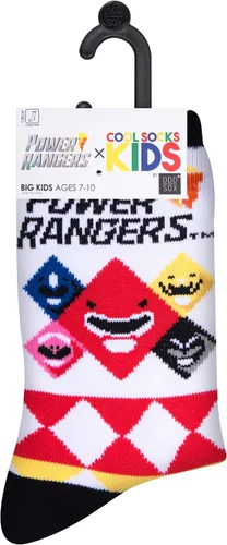 Vista 5 de Calcetines geniales para niños, equipo de Power Rangers, locos, suaves, divertidos, de 7 a 10 años, Equipo de Power Rangers
