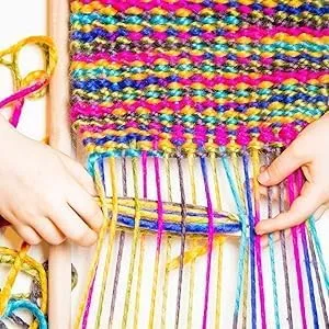 Vista 7 de 5 agujas de tejer de ojo grande, aguja de ganchillo de madera para tejer a mano, tenedor de madera, aguja de ojo, herramienta de tejer tapiz