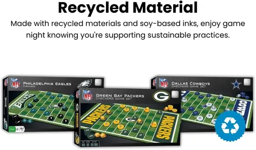 Vista 6 de MasterPieces NFL Los Angeles Rams Juego de mesa de damas, 13 x 21 pulgadas