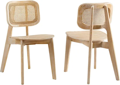 Vista 12 de Modway EEI-4645-GRY Habitat - Silla auxiliar de comedor de madera, color gris