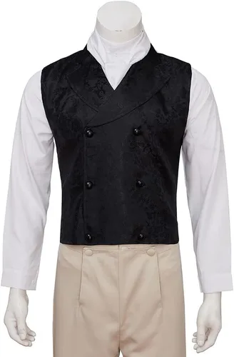 Vista 5 de Fortunehouse - Disfraz victoriano para hombre del siglo XVIII Estilo 1
