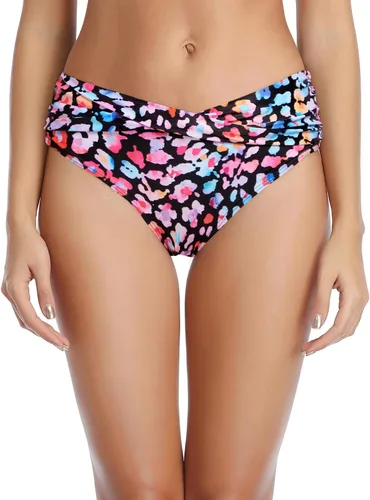 Vista 18 de Parte inferior de bikini para mujer, cobertura completa, parte inferior de Negro