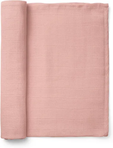 Vista 2 de Natemia Manta de muselina para bebé (rosa), suave y sedosa, manta de recepción suave para recién nacidos, niños y niñas, versátil, transpirable