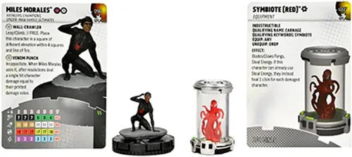 Vista 5 de Marvel HeroClix: Spider-Man Beyond Amazing Play at Home Kit Miles Morales
