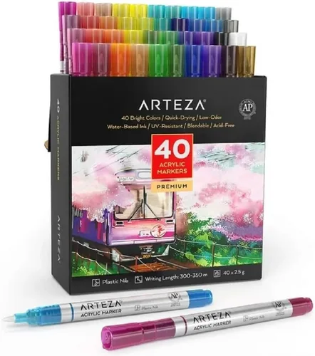 Vista 2 de Arteza – Marcadores acrílicos