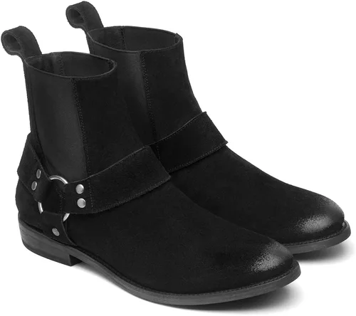 Vista 4 de Mezcalero Botas Chelsea de gamuza para hombre con elásticos laterales - Sandro