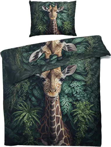 Vista 36 de Funda de edredón de águila calva tamaño individual Juego de ropa de cama de pájaros animales 2 piezas Funda de edredón