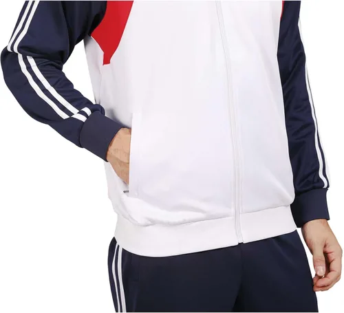 Vista 5 de Sun Lorence Conjunto deportivo deportivo para hombre casual con cremallera completa para correr