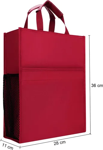 Vista 5 de ITODA Carpeta de archivos Maletín con asa Portátil Cremallera Multifuncional Organizador de Documentos de Negocios Bolsa Bolsa de Mensajero de Viaje