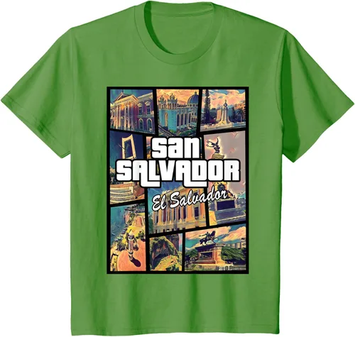 Vista 56 de Camiseta Orgullosa de San Salvador Capital El Salvador