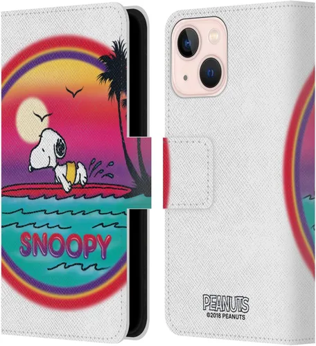 Vista 16 de Head Case Designs Funda de piel con licencia oficial de Peanuts Beach Surf Snoopy Boardwalk Airbrush compatible con Apple iPhone 11