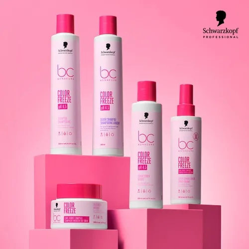 Vista 5 de Schwarzkopf BC Bonacure pH 4.5 Acondicionador en espray de congelación de color, 6.8 onzas