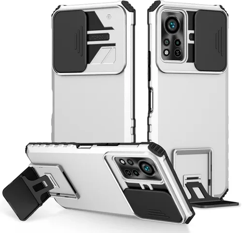 Vista 57 de Funda compatible con Samsung Galaxy M13 5G/A04 Dimensional Soporte Ventana Corredera Teléfono Móvil Funda Protectora a Prueba de Golpes para Samsung