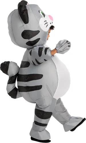 Vista 4 de Spooktacular Creations Disfraz unisex de gato de gato de cuerpo completo inflable para niño