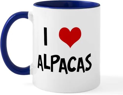 Vista 25 de CafePress A Is For Alpaca Taza de café de cerámica de 11 oz (11.0 fl oz)
