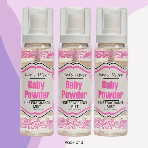 Vista 6 de Infinix Baby Fresh Powder - Fragancia fina en polvo, 2 onzas líquidas, paquete de 3, spray corporal para mujeres, perfume suave y duradero
