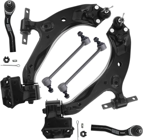 Vista 154 de Detroit Axle - Kit de brazos de control delantero para Chevy Silverado 1500 GMC Sierra 1500 GMC Sierra 1500 Avalanche Yukon Tahoe Escalade ESV EXT