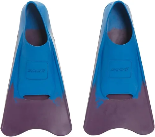 Vista 12 de Sporti Aletas de natación cortas para adultos y niños para natación en piscina, aletas flotantes para natación y snorkel, aletas de natación
