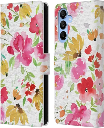 Vista 86 de Head Case Designs Officially Licensed Ninola Butterfly Nature Spring Floral Leather Wallet Case Compatible with Samsung Galaxy A07 4G