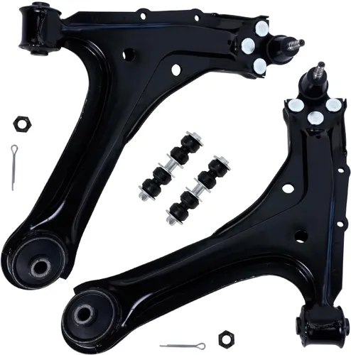 Vista 103 de Detroit Axle - Barras estabilizadoras de brazos de control delanteros 4WD para Ford 2005-2008 F-150 Lincoln Mark LT, 2 brazos de control superiores