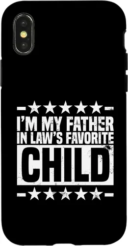 Vista 5 de My Father in Laws Favorite Child, Funny Parent Joke Humor Case for iPhone 16