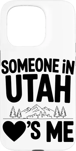 Vista 14 de Someone in Utah Loves Me Long Distance Family Case for iPhone 16
