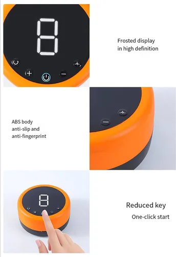 Vista 6 de Guante robot de rehabilitación de ambas manos, dispositivo de entrenamiento de fuerza de los dedos para hemiplejia cerebral, fuerza ajustable